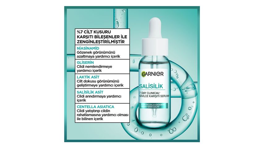 Garnier 7 Day Clinical Salicylic Anti-Acne Serum 30 ml