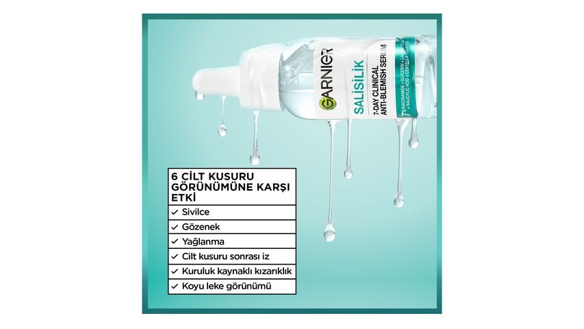 Garnier 7 Day Clinical Salicylic Anti-Acne Serum 30 ml