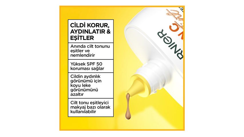 Garnier C Vitamini Wonder Tint 3 Etki 1 Arada Renkli Nemlendirici Orta Ton