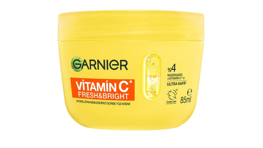 Garnier Vitamin C Fresh & Bright Illuminating Moisturizing Sorbet Face Cream 85 ml