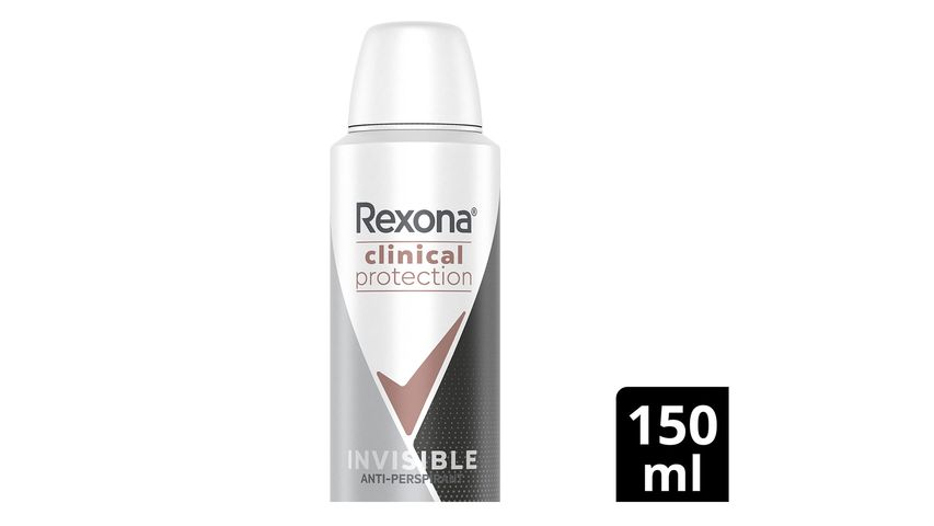 Rexona Clinical Protection Invisible Sprey Deodorant 150 ml
