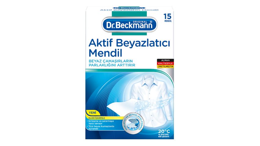 Dr. Beckmann Aktif Beyazlatıcı Mendil 15'li