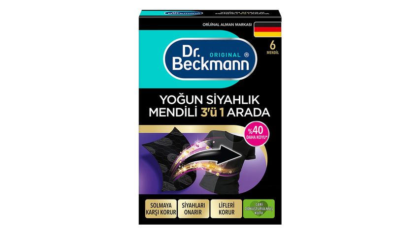 Dr. Beckmann Colour & Dirt Collector Sheets for Black 6 pcs