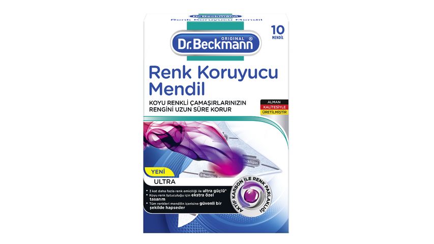Dr. Beckmann Ultra Renk Koruyucu Mendil 10'lu