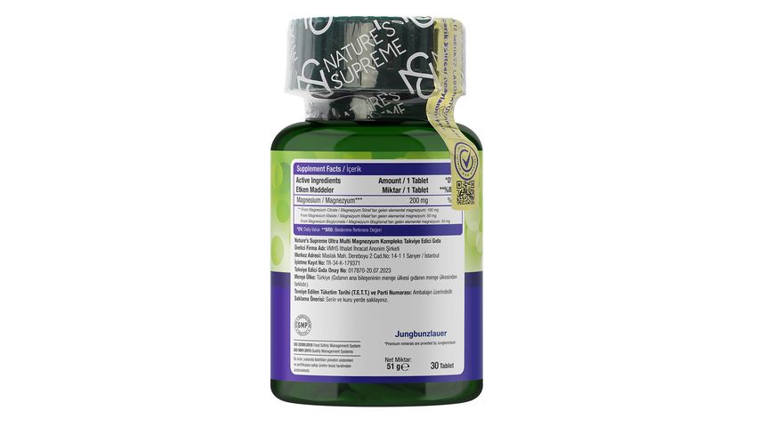 Nature's Supreme Multi Magnesium Complex 30 Tablets