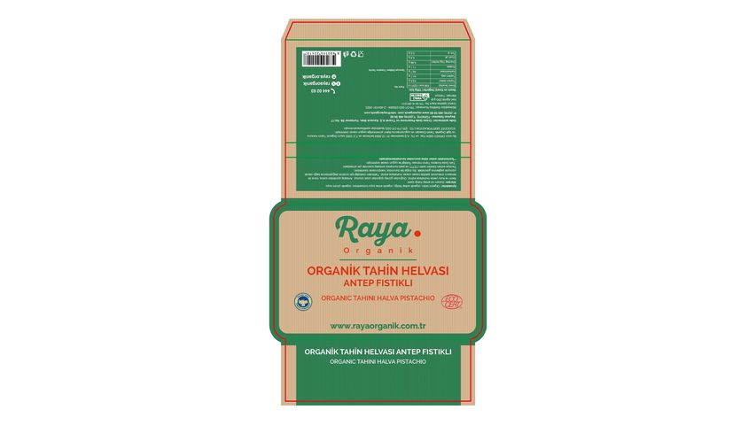 Raya Organic Halva with Pistachio 200 g