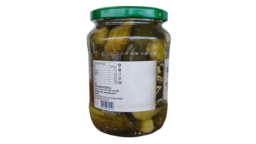 Tukaş Sweet Gherkin Pickles 670 g