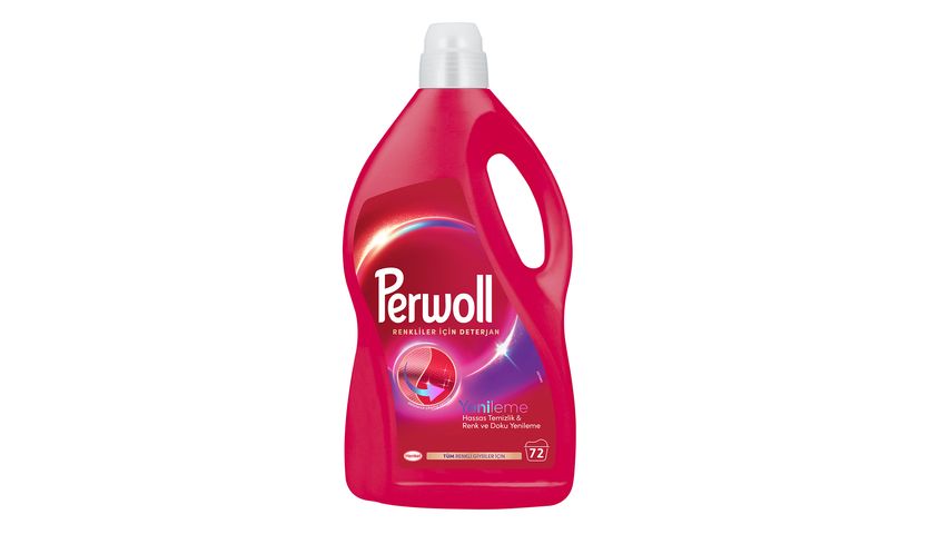 Perwoll Renkliler Hassas Bakım Sıvı Çamaşır Deterjanı 72 Yıkama 3960 ml