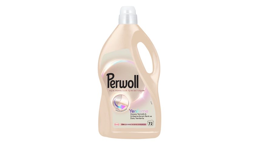 Perwoll Açık Renkliler İçin Hassas Sıvı Bakım Deterjanı 72 Yıkama 3960 ml