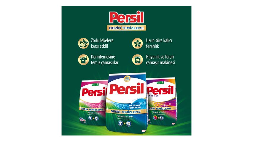 Persil Okyanus Ferahlığı Toz Çamaşır Deterjanı 60 Yıkama 9 kg