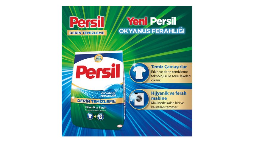 Persil Okyanus Ferahlığı Toz Çamaşır Deterjanı 60 Yıkama 9 kg