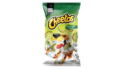 Cheetos Oven Baked Pistachio Flavored Super Size Corn Snack 75 g