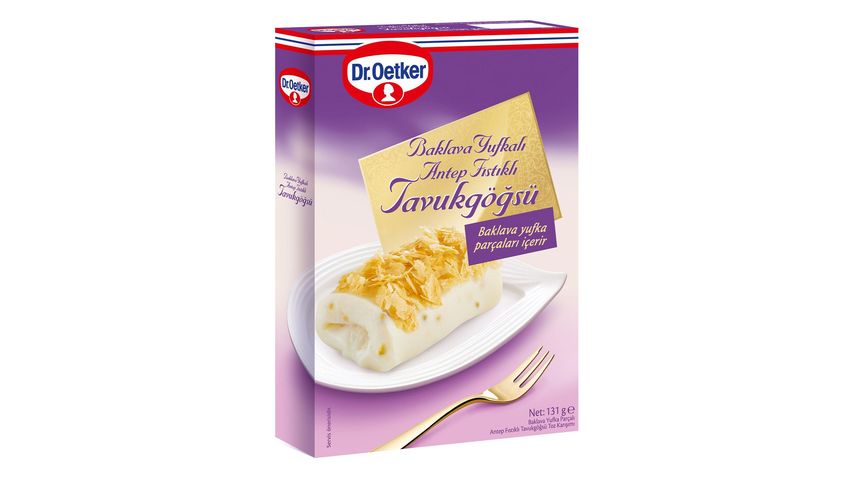 Dr. Oetker Pistachio Chicken Breast Dessert with Baklava Pastry 131 g
