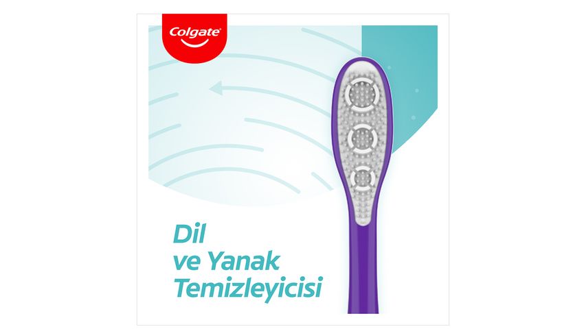 Colgate 360 Komple Ağız Temizliği Çok Yönlü Koruma Orta Diş Fırçası 1+1