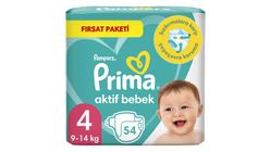 Prima Active Baby Diapers Size 4 54 Pieces