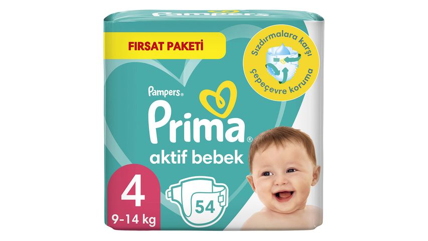Prima Active Baby Diapers Size 4 54 Pieces