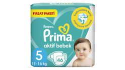 Prima Active Baby Diapers Size 5 46 Pieces