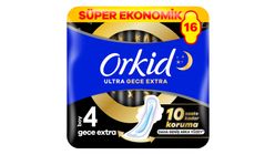 Orkid Ultra Extra Dörtlü Paket Gece Extra 16 Adet