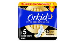 Orkid Ultra Extra Dörtlü Paket Gece Extra Plus 14 Adet