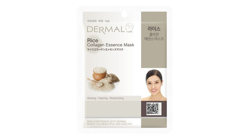 Dermal Korea Rice Extract Collagen Mask 23 g