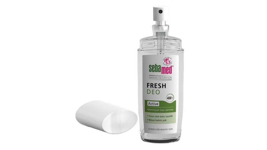 Sebamed Hassas Ciltlere Özel Aluminyumsuz 48 Saat Koruma Fresh Active Ferahlık Kadın & Erkek Sprey Deodorant 75 ml