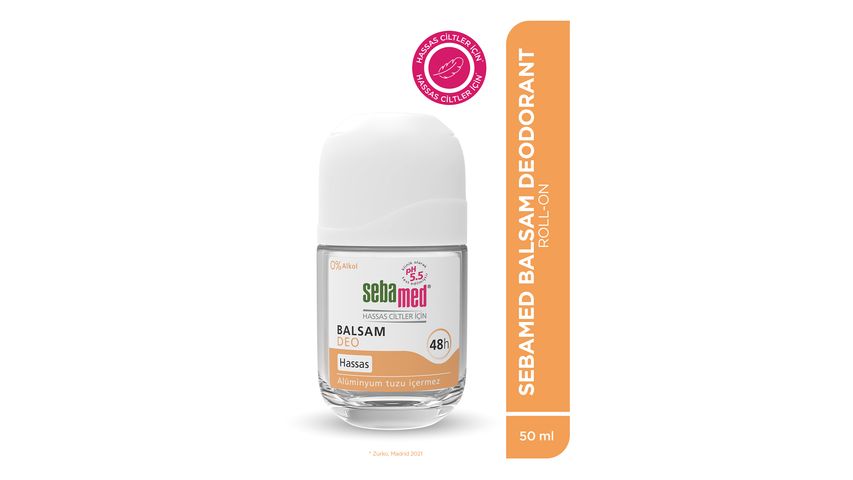 Sebamed Hassas Ciltlere Özel 48 Saat Etkili Kadın & Erkek Balsam Roll-On Deodorant 50 ml