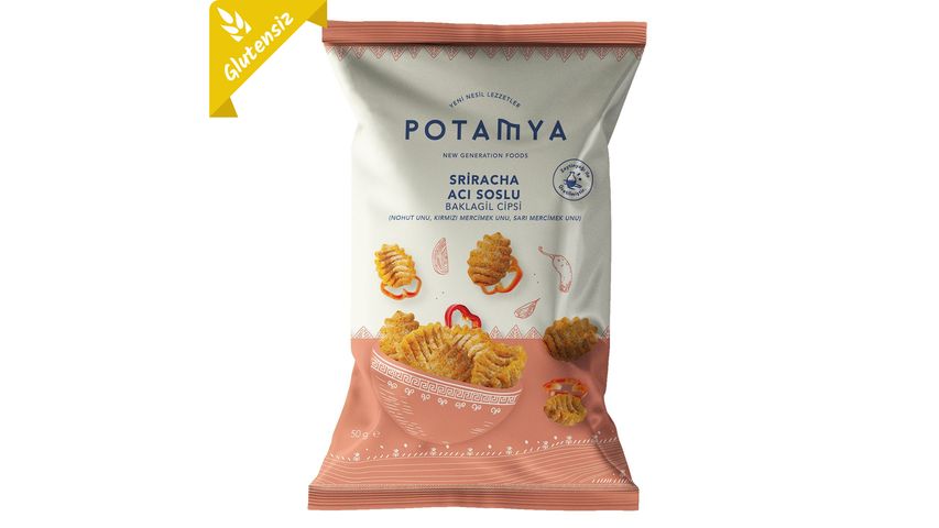 Potamya Gluten-Free Hot Legume Chips 50 g