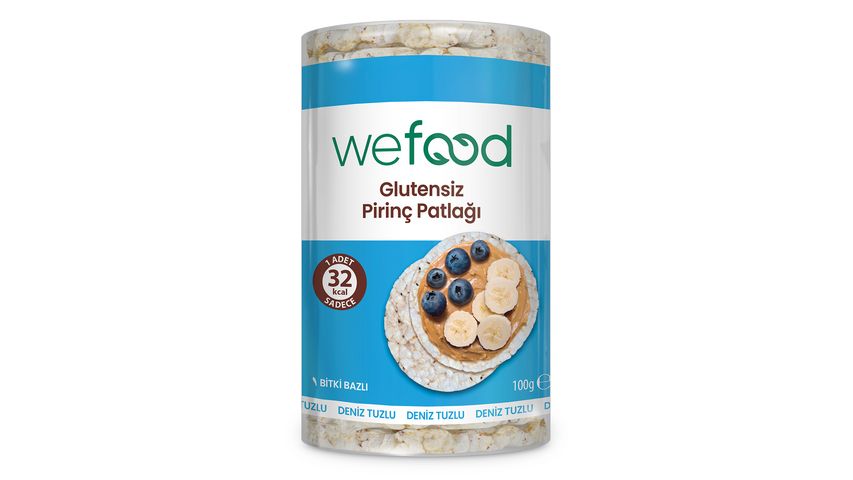 Wefood Glutensiz Pirinç Patlağı 100 g
