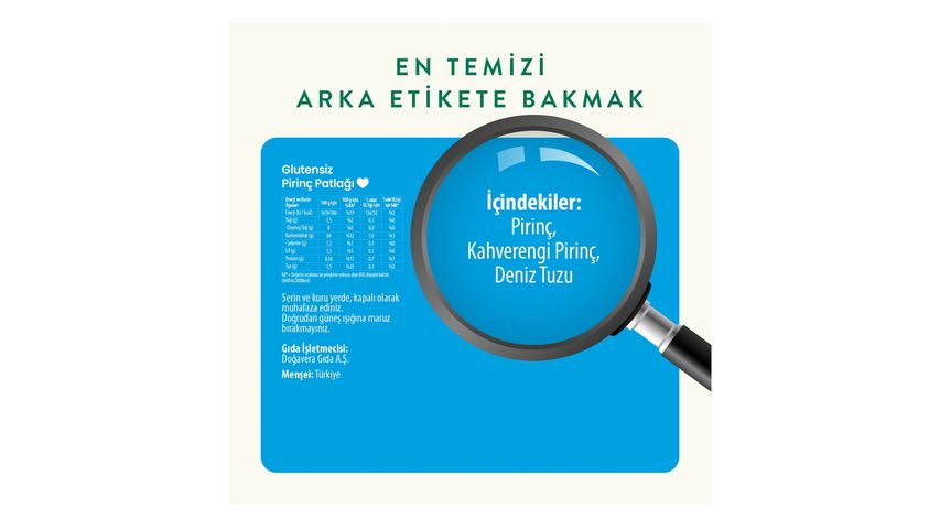 Wefood Glutensiz Pirinç Patlağı 100 g
