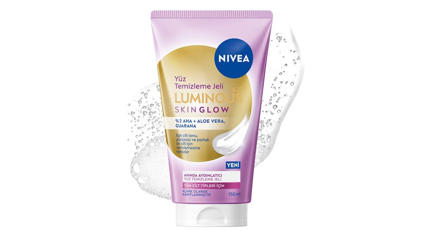 NIVEA Luminous630 Skin Glow Aydınlatıcı Yüz Temizleme Jeli 150 ml
