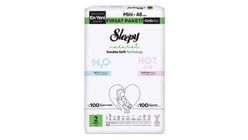 Sleepy Natural Double Soft Bebek Bezi Mini 48'li No:2