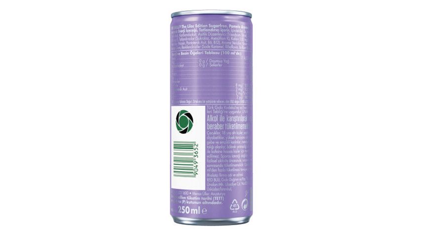 Red Bull Lilac Edition Pomelo Aromalı Enerji İçeceği 250 ml