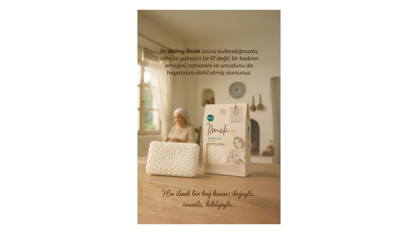 Balmy İlmek Banyo Lifi (El Örgüsü)
