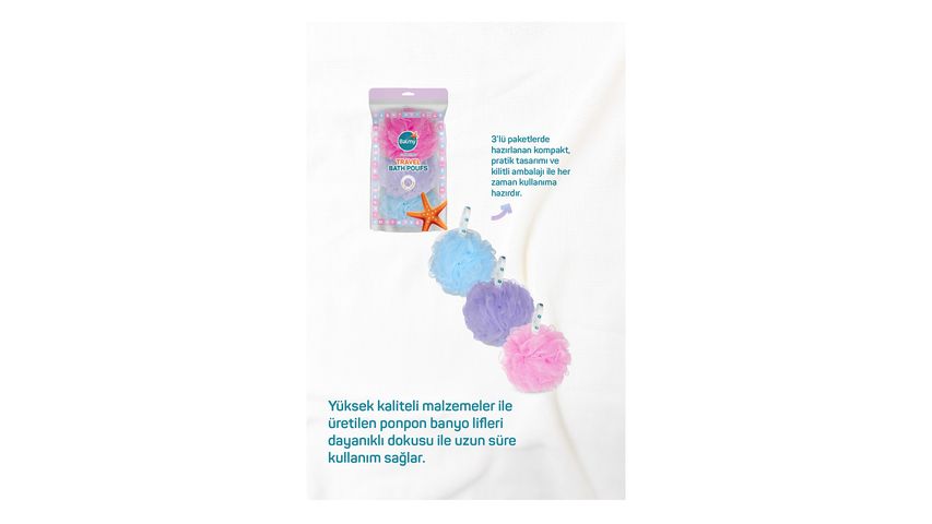 Balmy Bath Pouf Set