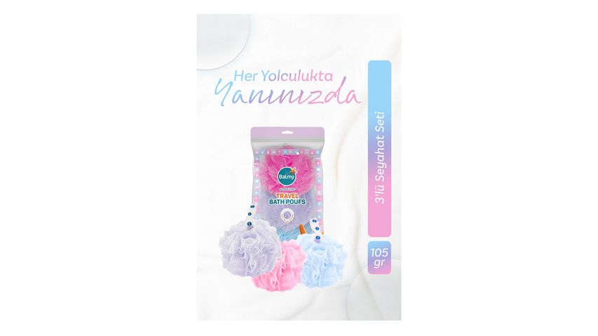 Balmy Bath Pouf Set