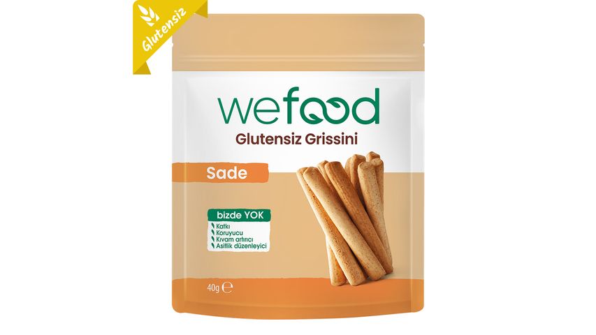 Wefood Gluten-Free Plain Grissini 40 g