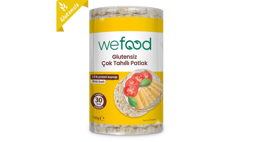 Wefood Glutensiz Çok Tahıllı Patlak 100 g