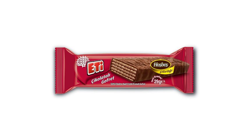 Eti Sütlü Çikolata Kaplı Fındık Kremalı Gofret 29 g