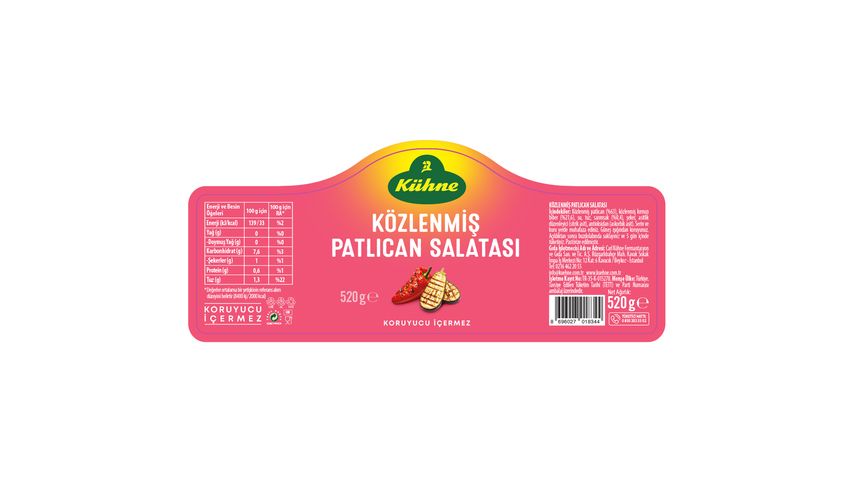 Kühne Közlenmiş Patlıcan Salatası 520 g