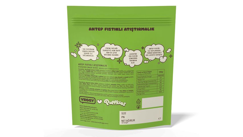 Puffkins Pistachio Snack 75 g