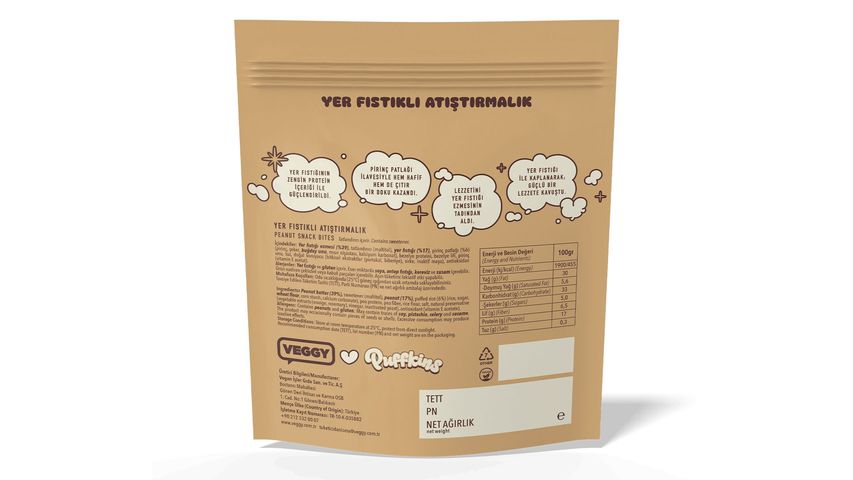 Puffkins Yer Fıstıklı Atıştırmalık 75 g