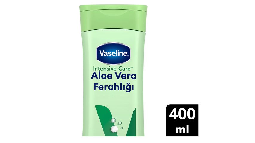 Vaseline Aloe Vera Ferahlığı Kuru Ciltler İçin Vücut Losyonu 400 ml