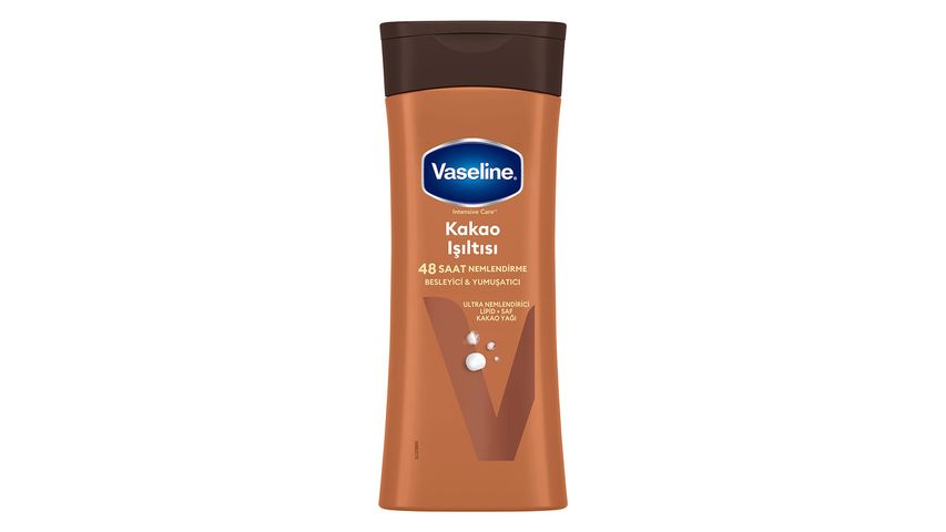 Vaseline Parlaklığını Kaybetmiş & Kuru Ciltler İçin Kakao Işıltısı Vücut Losyonu 400 ml