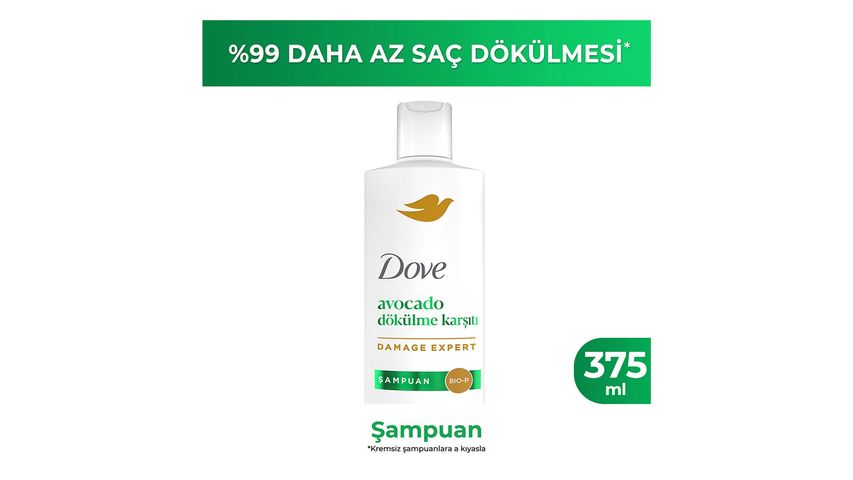 Dove Avocado Dökülme Karşıtı Şampuan 375 ml