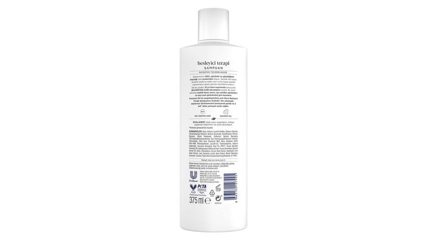 Dove Coconut Oil Nourishing Therapy Shampoo 375 ml
