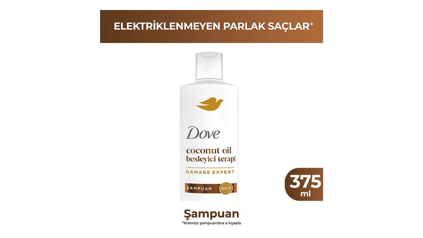Dove Coconut Oil Nourishing Therapy Shampoo 375 ml