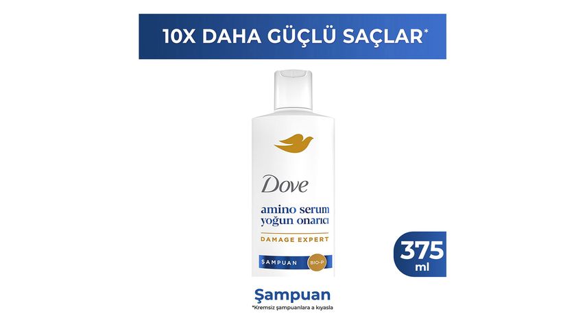Dove Amino Serum Intensive Repair Shampoo 375 ml