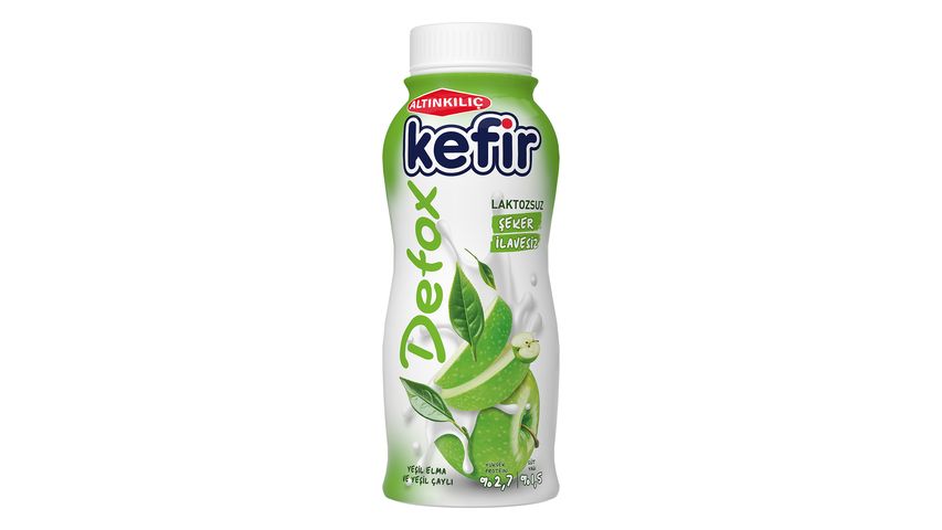 Altınkılıç Green Tea & Apple Lactose-Free Detox Kefir 250 ml