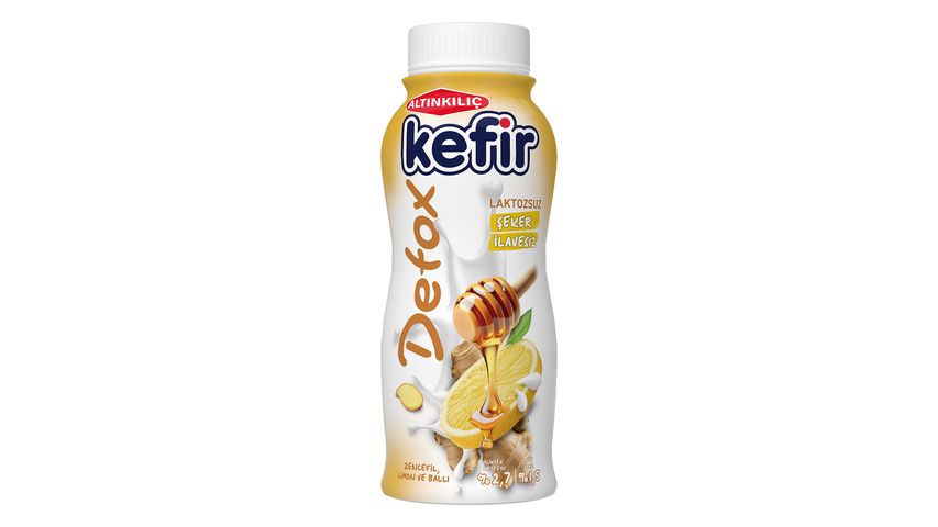 Altınkılıç Ginger & Lemon & Honey Lactose-Free Detox Kefir 250 ml