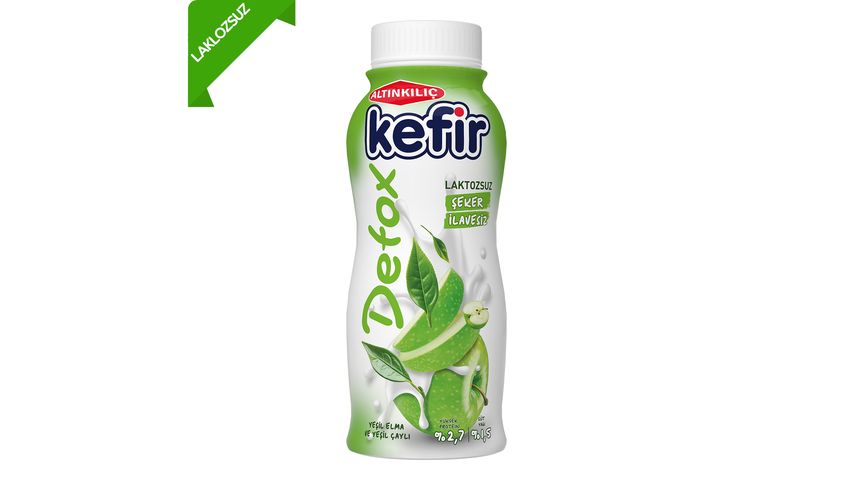 Altınkılıç Green Tea & Apple Lactose-Free Detox Kefir 250 ml